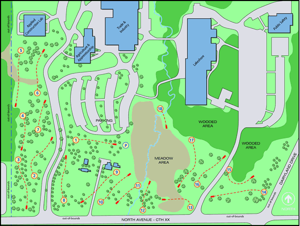 Disc Golf Map